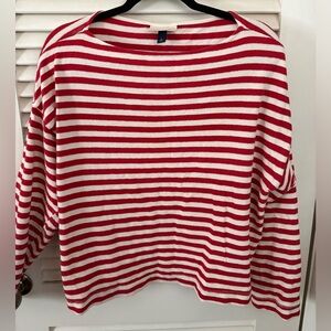 Universal Thread Red ad white striped long sleeve tee -XL